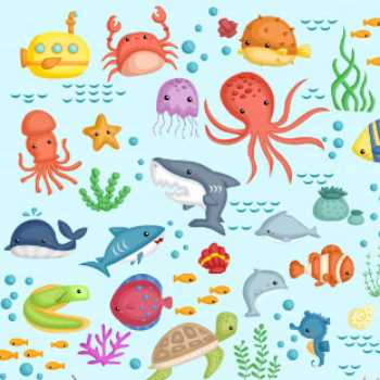 تدریس حیوانات آبزی